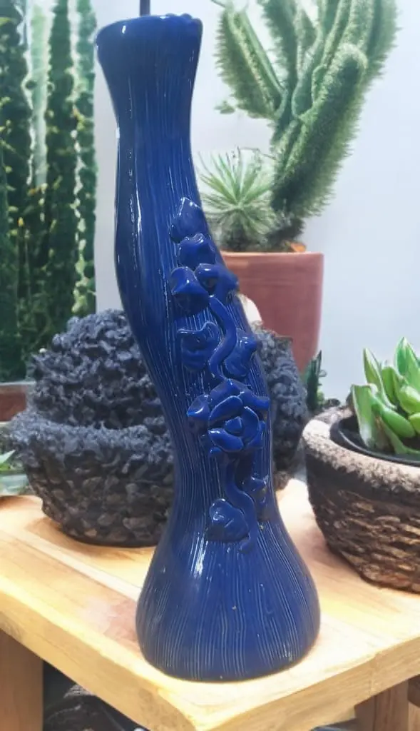 Blue flower Vase