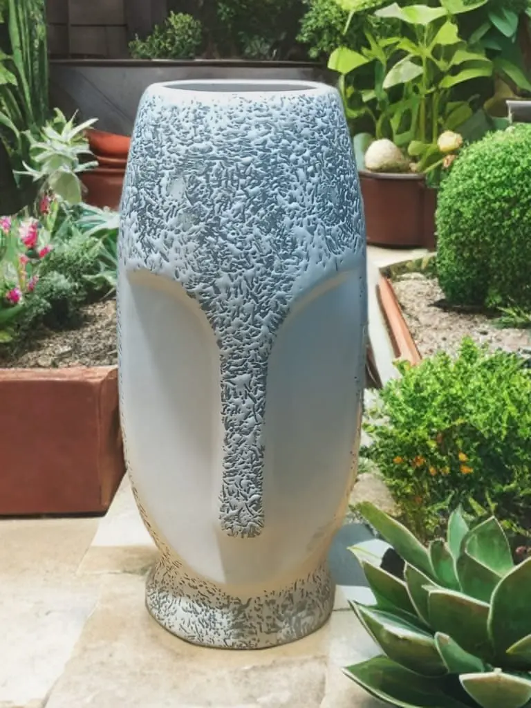 Face shaped vase