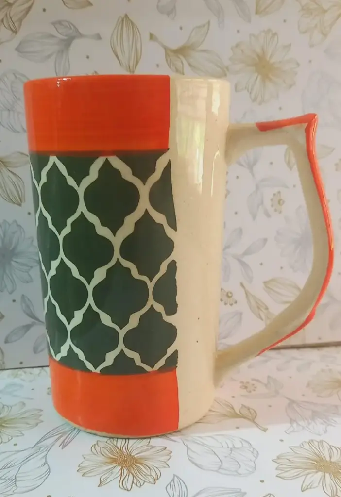Moroccan design beer mug