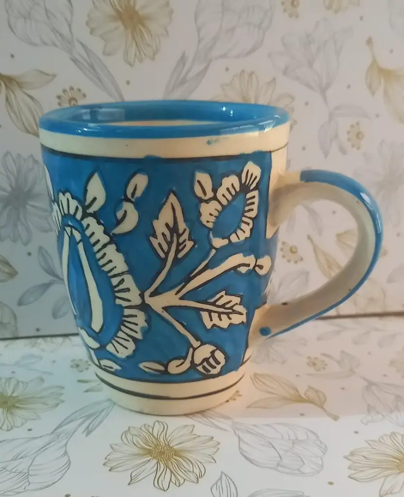 Rajsthani design ( Blue Pottery ) Coffee mug