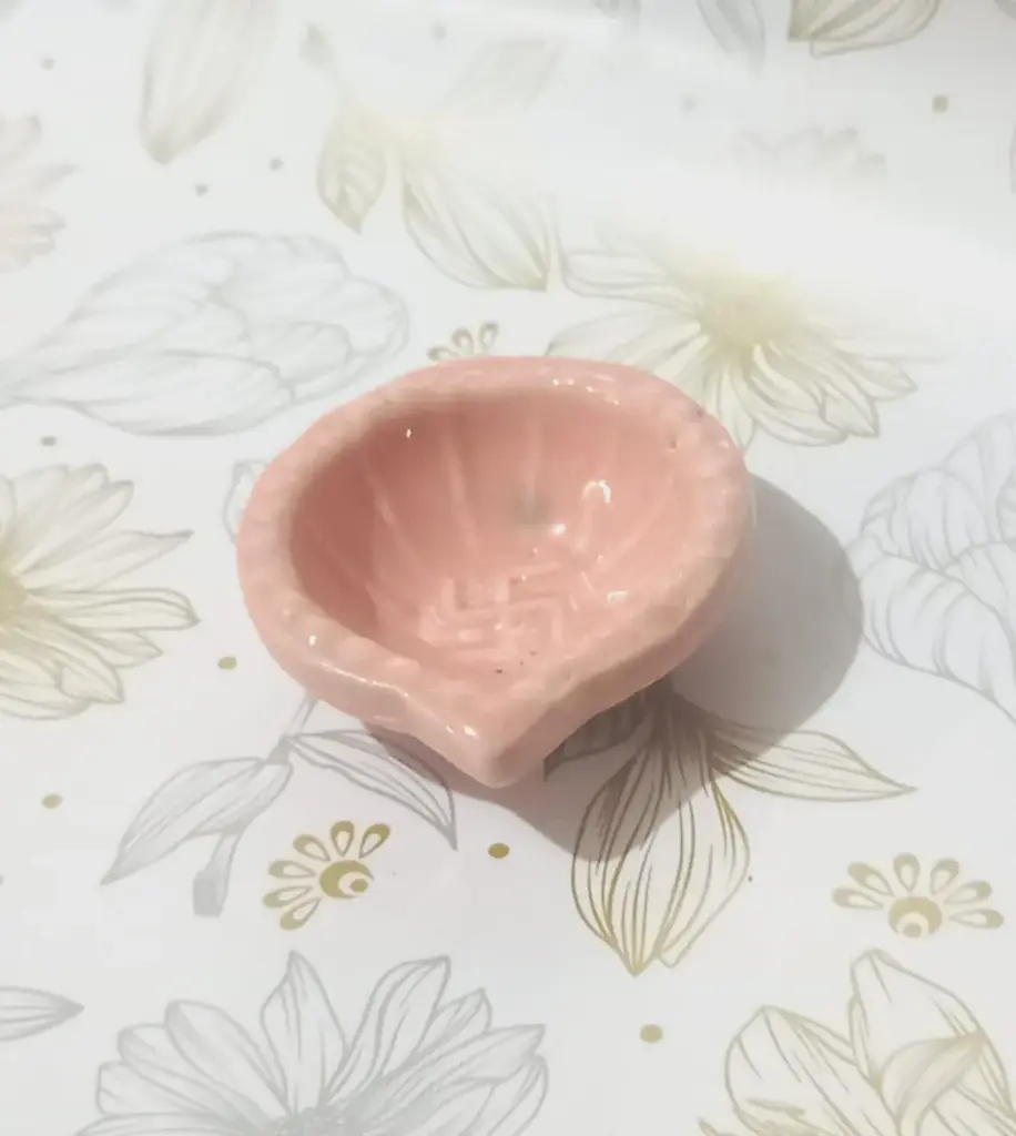 Pink Diya (6 pc)
