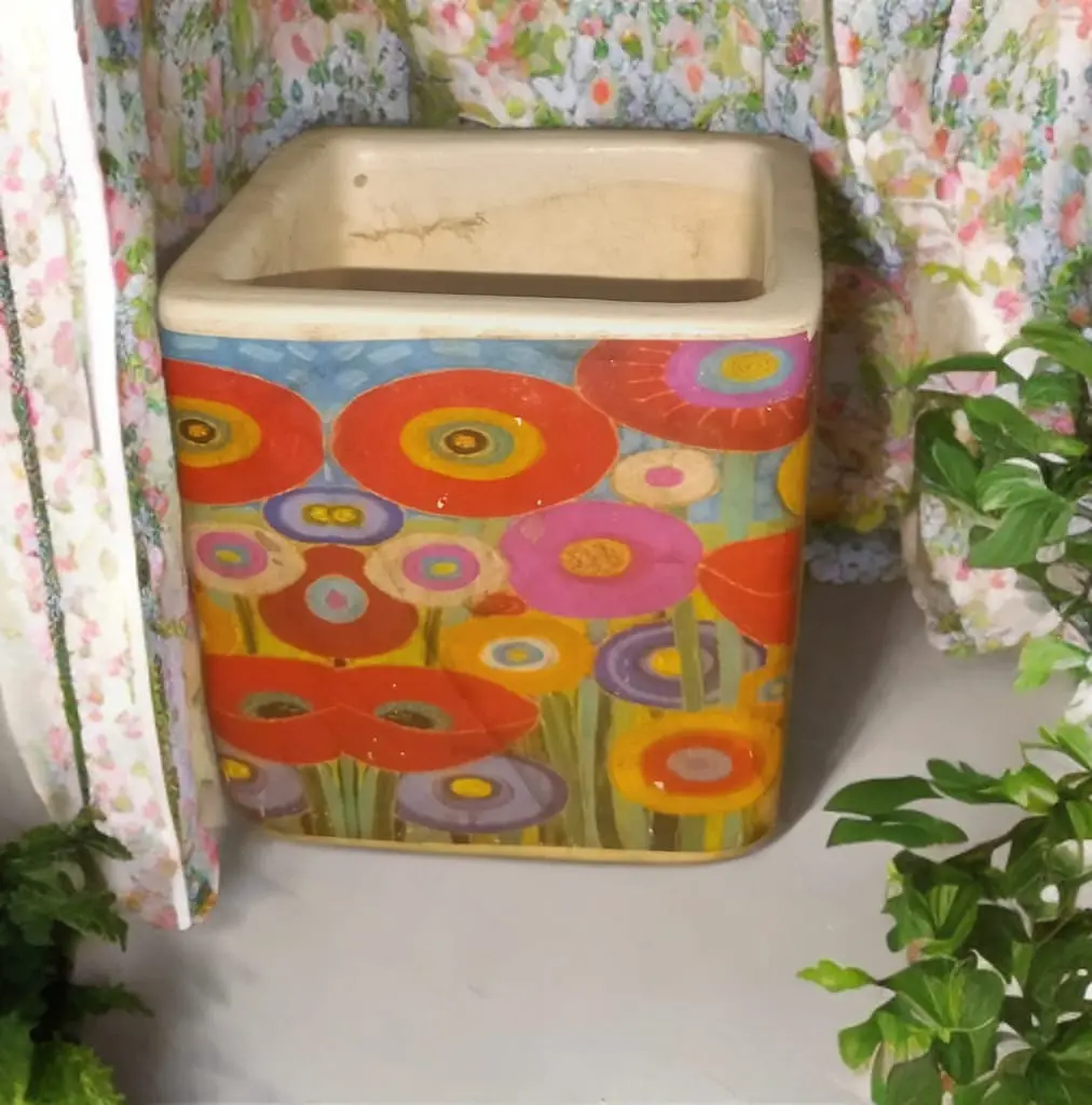 FLORAL DESIGN TREE PLANTER