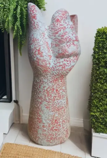 thumbs up flower vase
