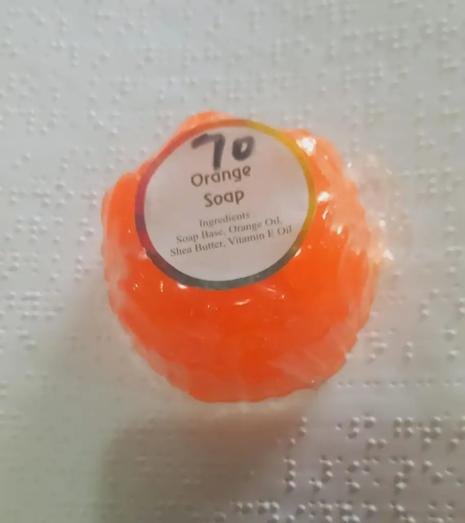 orange soap