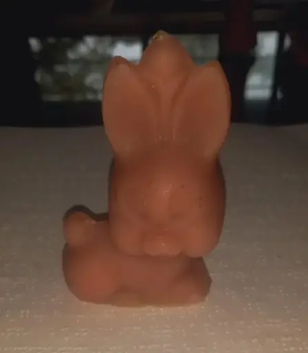 Cute rabbit shaped candle