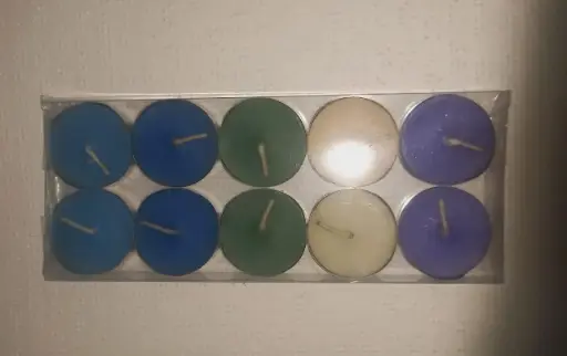 10 Pc candle set