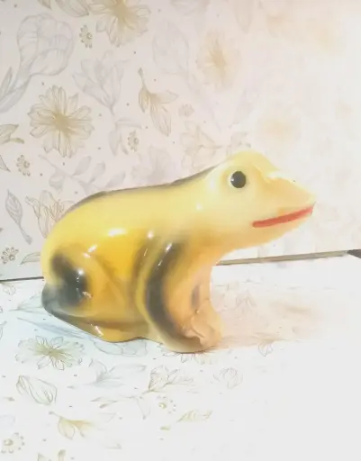 Frog shaped saving bank ( gullak )