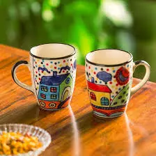 Hand-Painted Coffee Mug