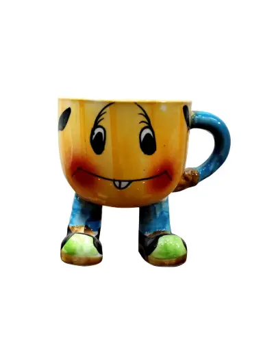 Yellow Smiley Kids Cup