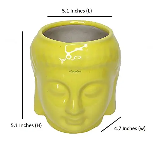 yellow lord buddha tree planter