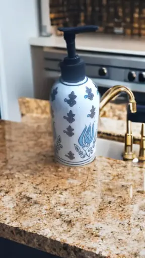 Floral Design Hand- painted Soap Dispensers